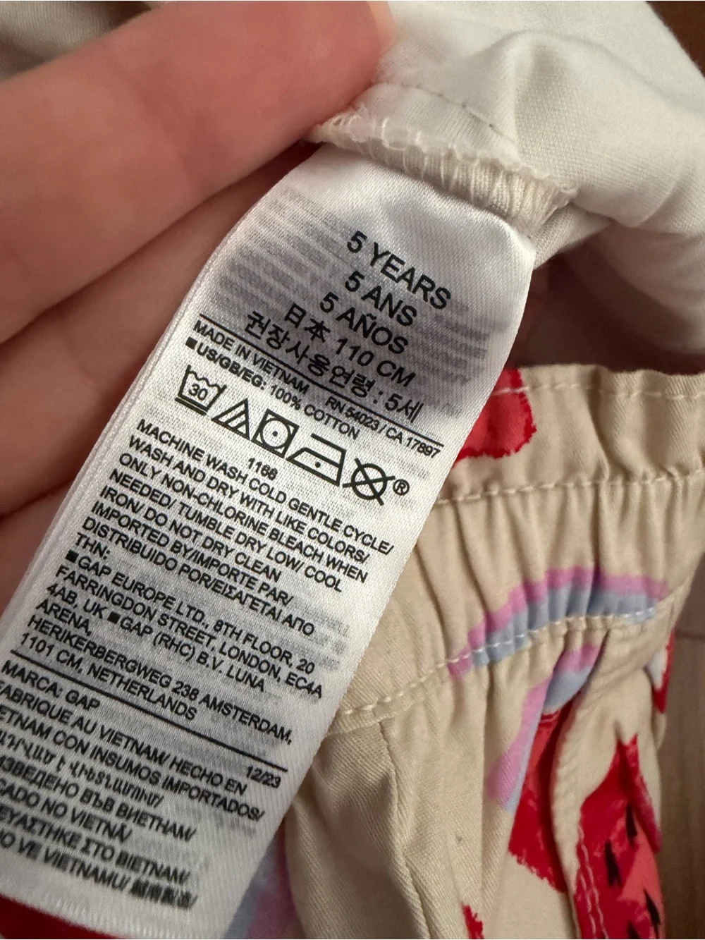GAP Girls Cotton Shirt and Shorts Set, 5T